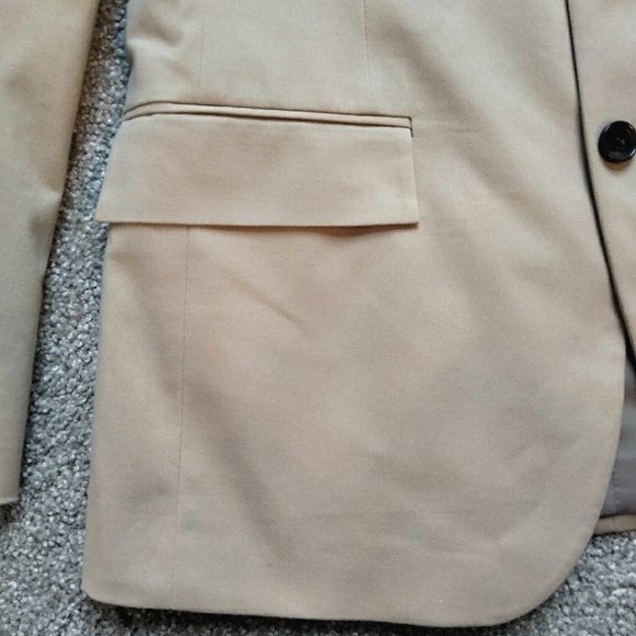 NWT 42R J.Crew Factory Thompson University Blazer TruTemp Khaki Twill Sport Coat - Picture 7 of 15